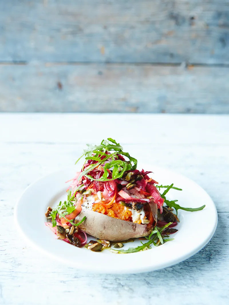 Baked sweet potatoes