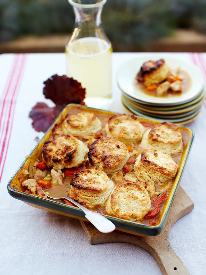 Chicken & herb biscuits