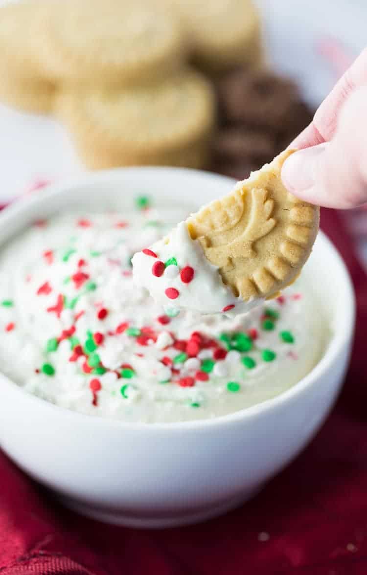 Christmas cookie dip