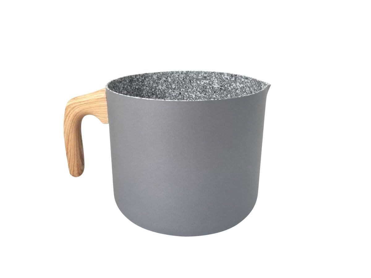 HUDSON Forged Nonstick Milk Pot Cookware, Pots and Pans, Dishwasher Safe, Granite