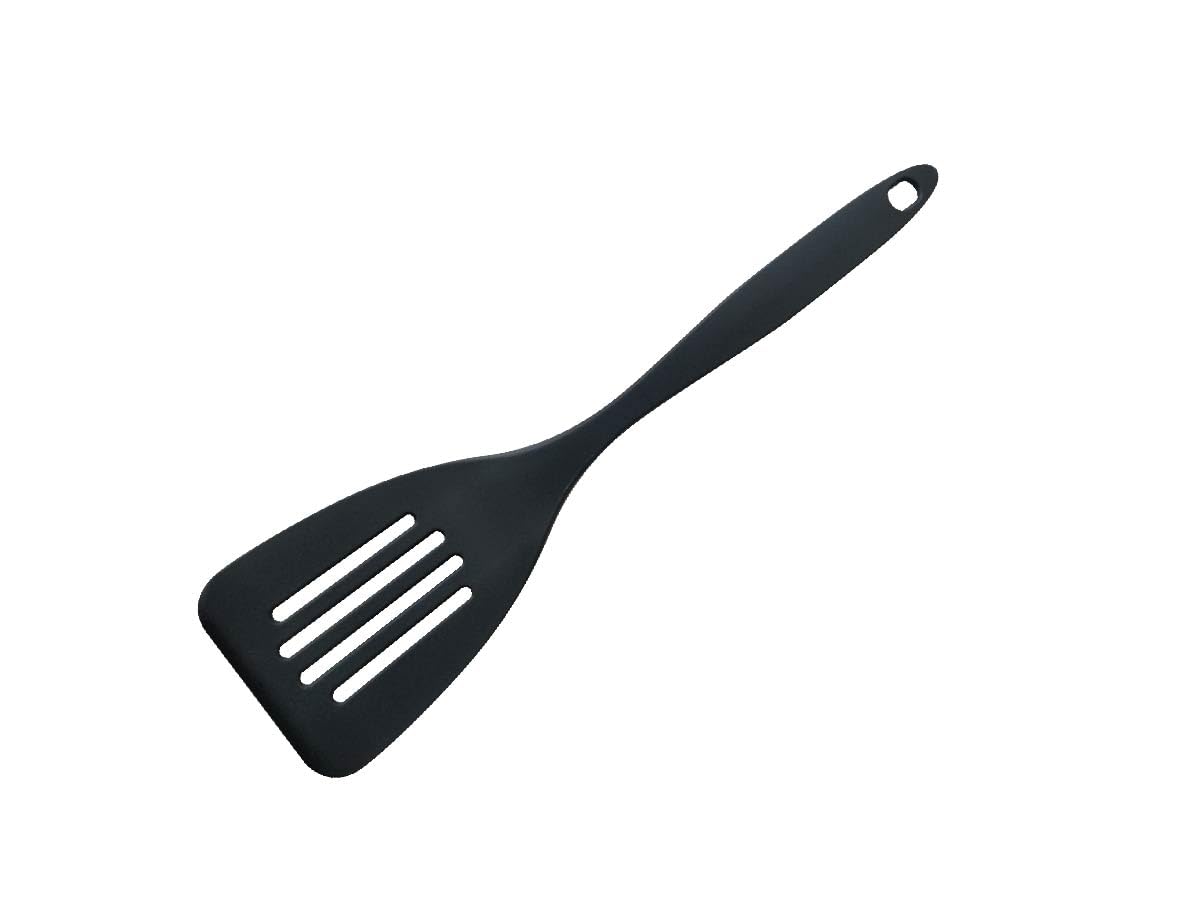 HUDSON Nylon Slotted Spatula Dark Grey 