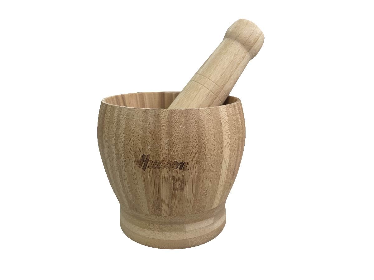 Hudson Bambou Mortar 4.5x4.3 inch