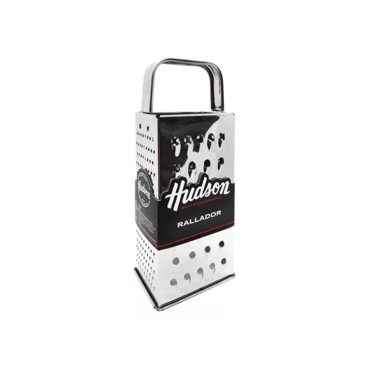 HUDSON 4 Sided Grater Non-Slip Multi-Purpose Steel 8.3in