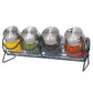 HUDSON Stainless Steel Spice Rack 5 PCs