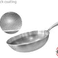 HUDSON Stainless Steel Wok with Ultra-Durable Non-Stick Coating - Induction and Oven Safe