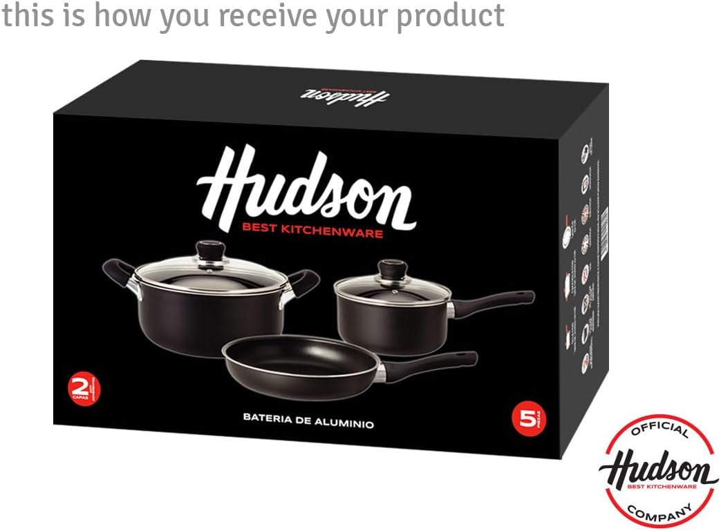 Hudson Ceramic Nonstick 4-Piece Cookware Set