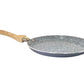 HUDSON Nonstick Grey Crepe Pan 3.7 Qt, 8.7 inches, Cookware, Dishwasher Safe, Grey, Granite