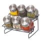 HUDSON Stainless Steel Spice Rack 7 PCs