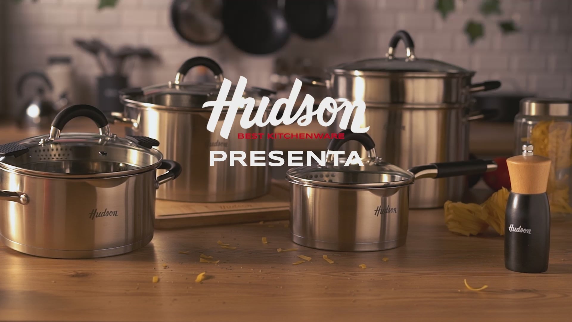 HUDSON Stainless Steel Stockpot 5.2qt, Coockware, Dishwasher Safe