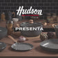 HUDSON Grey Stockpot Cookware, 3.9Qt Pots and Pans, Dishwasher Safe, Granite