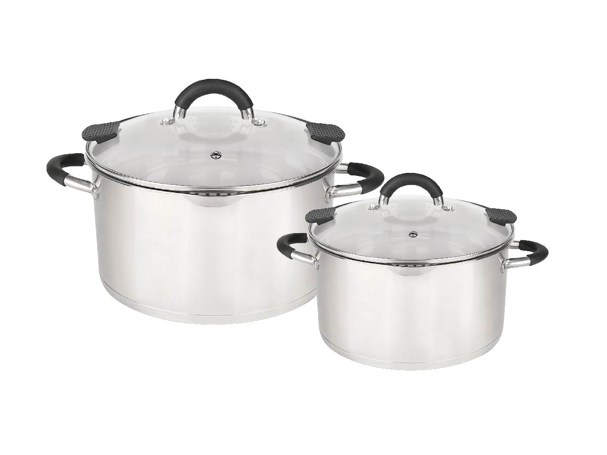 Stainless steel pots