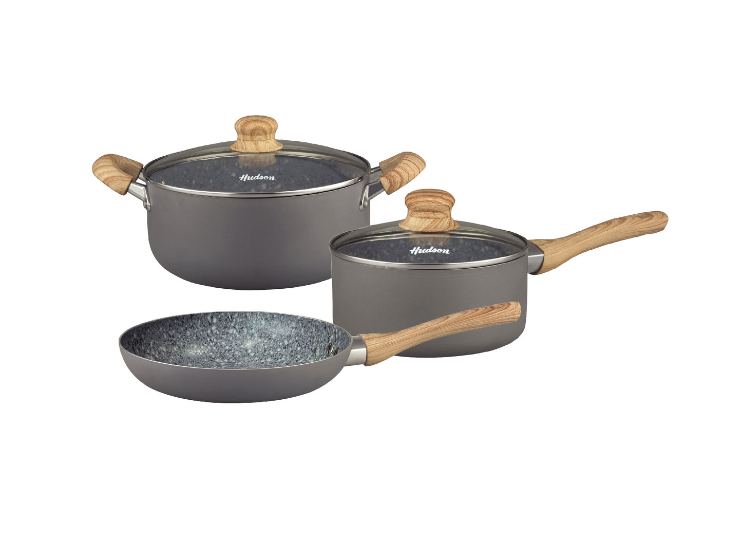 Pots and Pans Set + Utensils + Coffee Maker + Grinder - Hudson Line