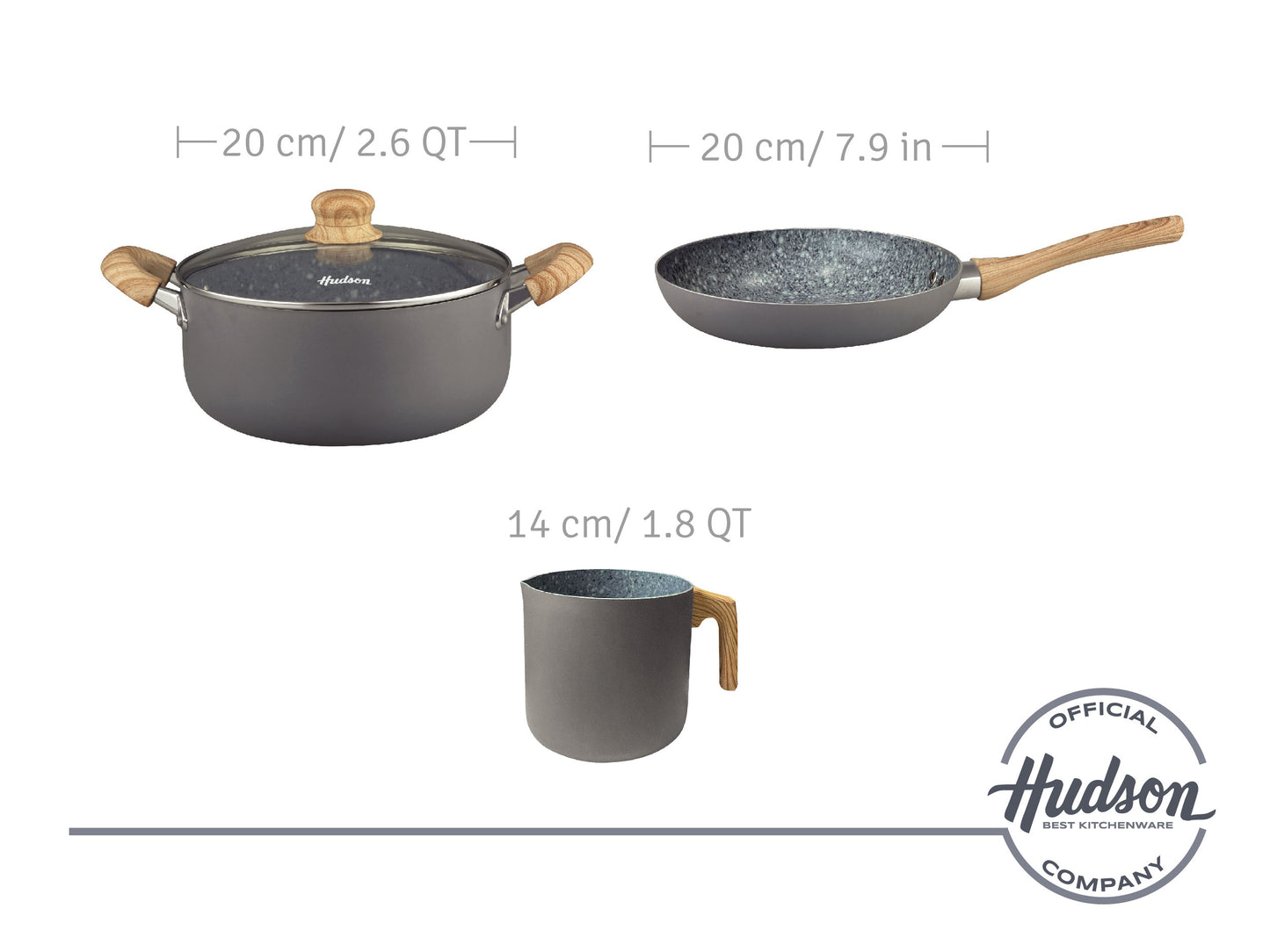 Copper Cookware Set + Pan Hudson Line.