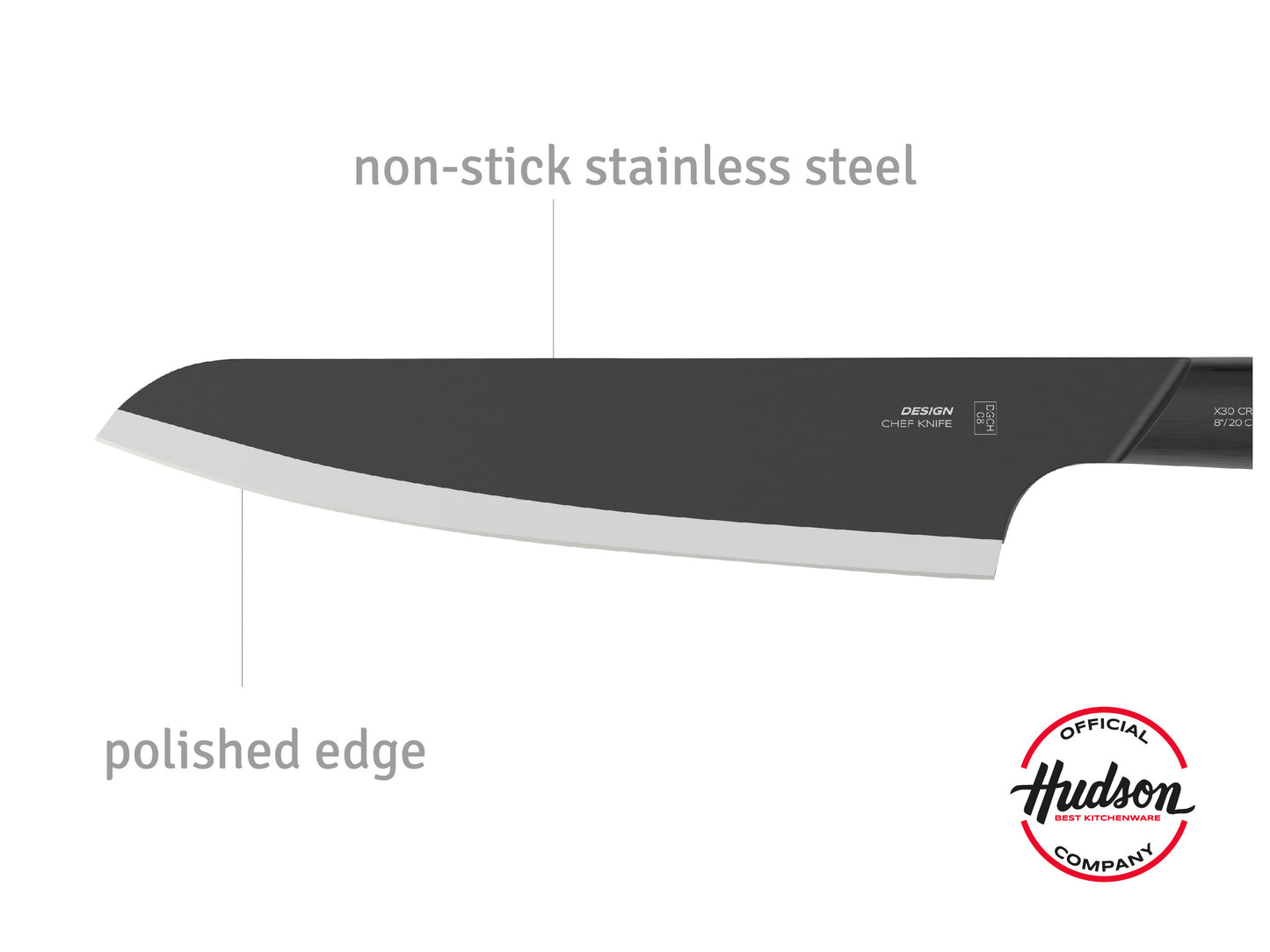 Stainless Steel Kitchen Knife 20.3cm Design Chef
