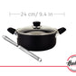 Hudson 24cm Aluminum Casserole Set + FREE 24cm Grater.