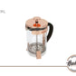 HUDSON French Press Coffee and Tea Maker, 9 cups, COPPER