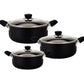 Cookware Set 22cm 26cm 28cm Hudson Aluminum Line.