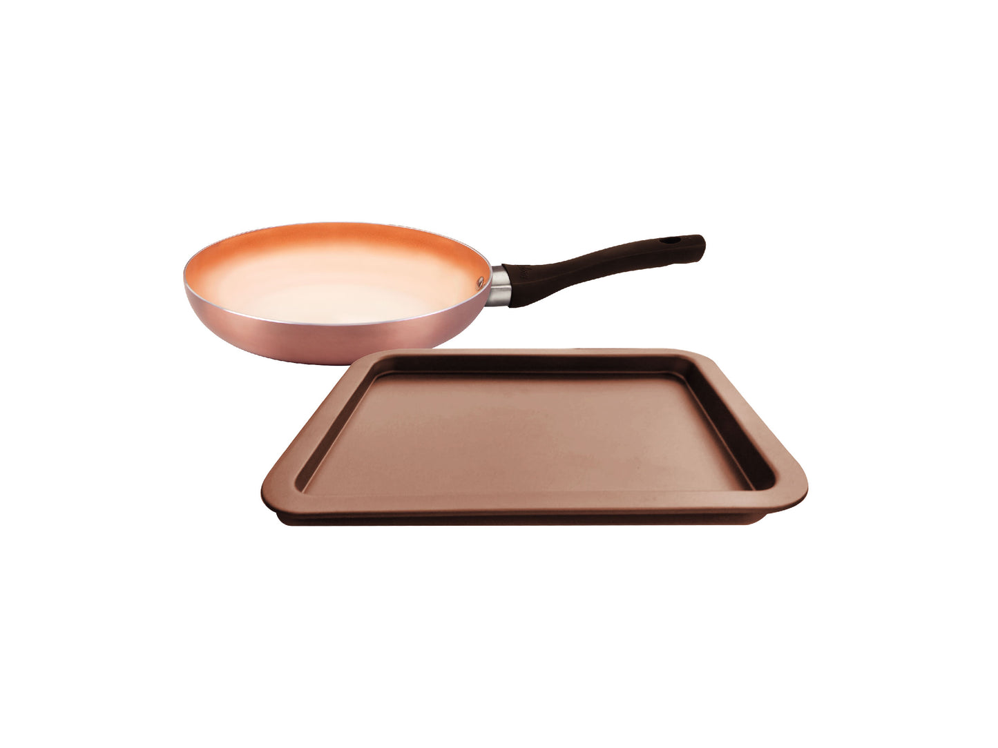 Wok and Pancake Pan Non-Stick 2-Piece Set Hudson