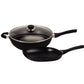 Aluminum Set: 32 cm Wok + 26 cm Griddle Hudson Non-Stick