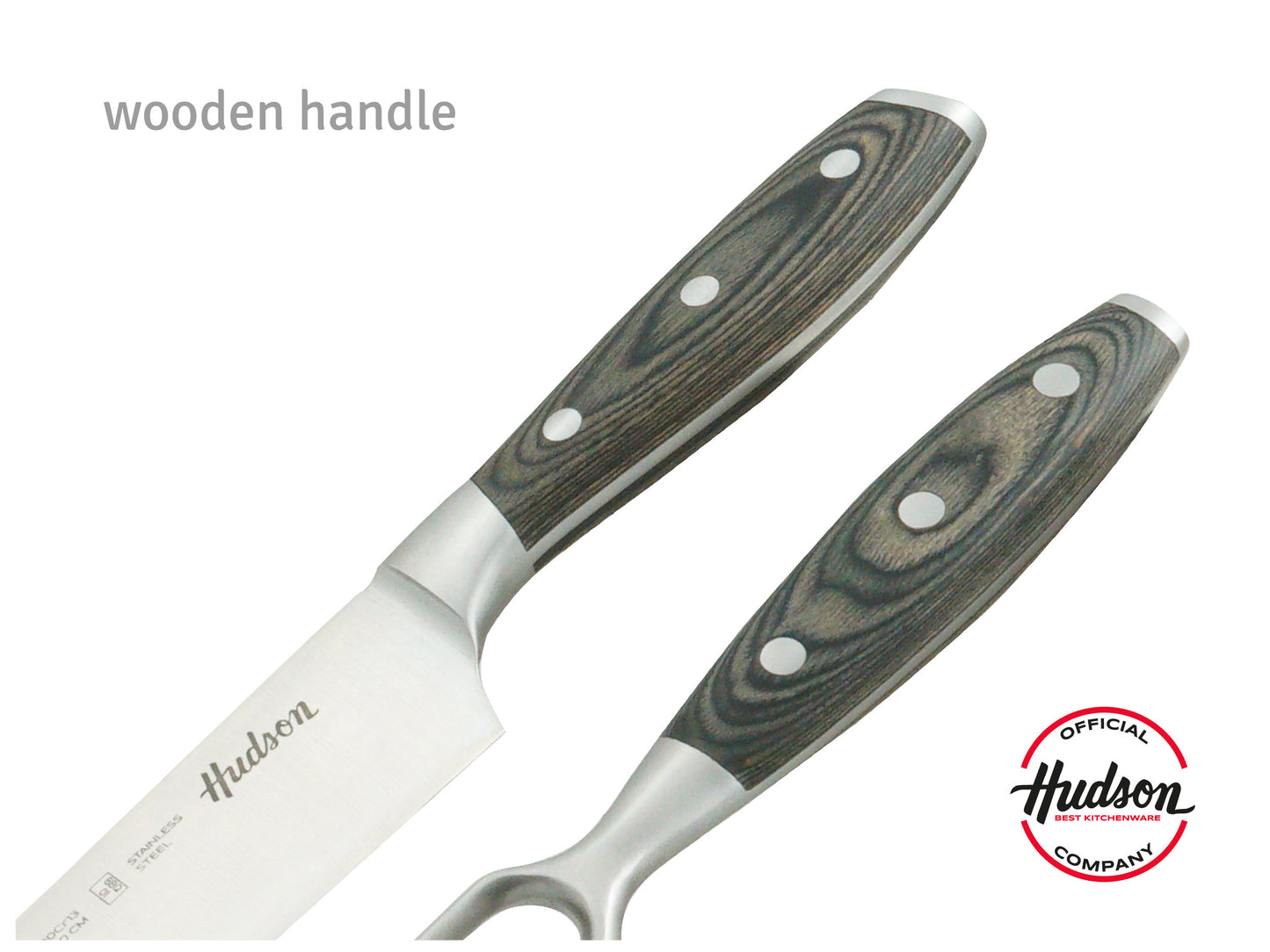 Steel and Wood Grill, Riveted Handle