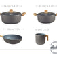 Pots and Pans Set + Utensils + Coffee Maker + Grinder - Hudson Line
