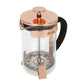 HUDSON French Press Coffee and Tea Maker, 9 cups, COPPER